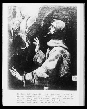 Der Heilige Franz von Assisi empfängt die Stigmata