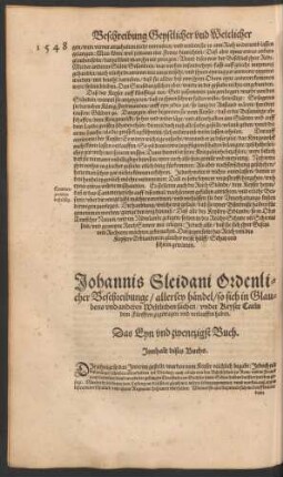 Das Eyn und zwentzigst Buch.