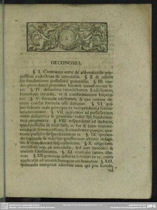 Oeconomia