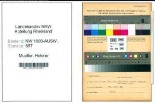 Entnazifizierung Helene Mueller, geb. 16.04.1920 (Schneider)