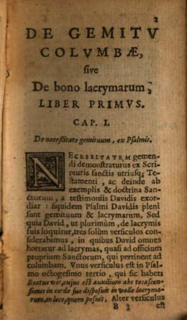 De gemitu columbae : sive de bono lacrymarum ; libri tres