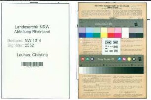 Entnazifizierung Christina Lauhus , geb. 05.09.1899 ()