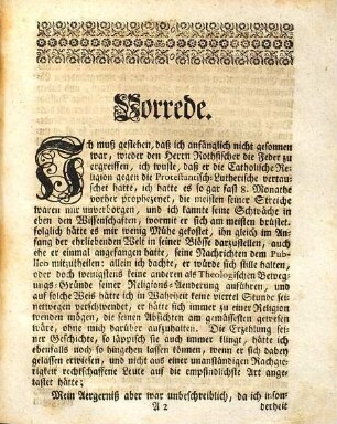 Eines aufrichtigen Catholicken Und ehmaligen Hertzens-Freundes Des vormaligen Benedictiners zu St. Em[m]eram in Regenspurg Und nunmehrigen Helmstädtischen Professors, Herrn Frantz Rothfischers, Wahrhafte Nachricht Von Dieses letztern vor- und in dem Closter geführten Lebens-Wandel, erlangten Wissenschaften und endlich erfolgter Religions-Aenderung : Welche Dessen herausgegebenen Nachrichten von seinem Ubergange entgegen gesetzt wird ...