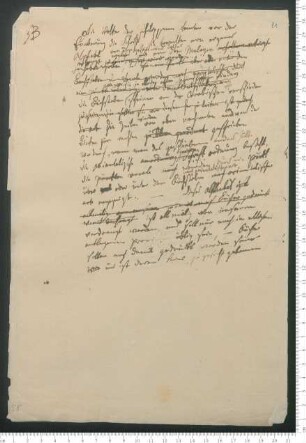 Manuskriptentwurf von "Bemerkungen und Ansichten", Kap. "Überblick des Großen Ozeans, seiner Inseln und Ufer"