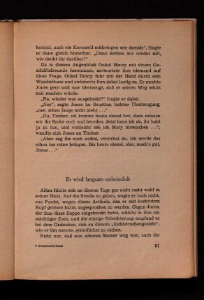 Es wird langsam unheimlich