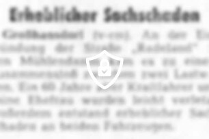 Erheblicher Sachschaden