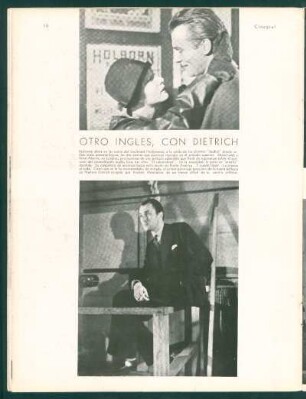 Otro inglés , con Dietrich
