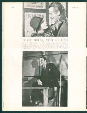 Otro inglés , con Dietrich