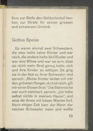 Gottes Speise