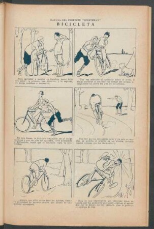 Bicicleta - [Cómic] : Manual del perfecto "sportsman"