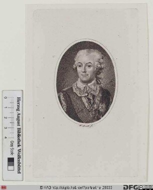 Bildnis Gustaf III., König von Schweden (reg. 1771-1792)