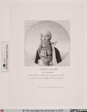 Bildnis Joseph Fouché (1809 duc d'Otranto)