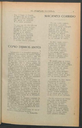 Macaneo corrido