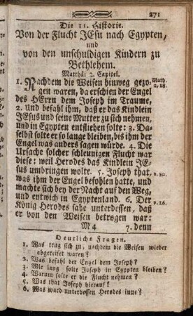 Die 11. Historie. - Die 20. Historie.