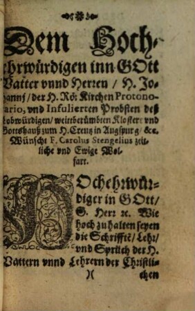 Gottselige Begirde aus lautter Sprüchen der heyligen Vättern