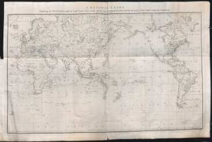 1. A General Chart: Exhibiting the Discoveries made by Captn. James Cook ... with the Tracks of the Ships under his Command.