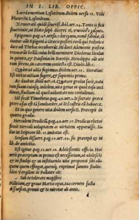 Officiorum M. T. Ciceronis libri tres ad fidem codicum vetustissimorum restituti : Eiusdem de Amicitia, et de Senectute, dialogi duo, Paradoxa VI., De Somnio Scipionis et Sexto de Repub. Hic accessit Graeca Theodori Gazae in lib. de Senectute et Somnium Scipionis traductio
