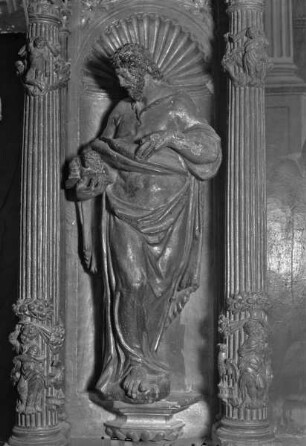 Hochaltar, unterer Teil, rechte Seite: Johannes der Täufer