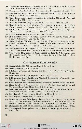 Ostasiatisches Kunstgewerbe (Nr. 182-249)