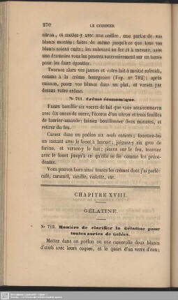 Chapitre XVIII. Gélatine