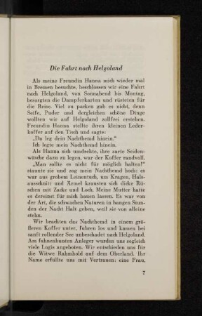 Die Fahrt nach Helgoland