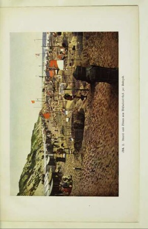 Strand und Dünen von Westerland-Sylt zur Badezeit