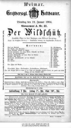 Der Wildschütz