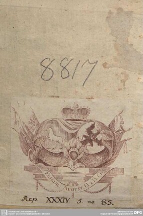 Exlibris: Friedrich August, Herzog von Braunschweig-Oels