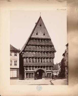 Knochenhaueramtshaus, Hildesheim: Fassade des Zunfthauses zum Marktplatz