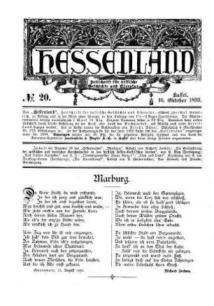 No. 20, 16. Oktober 1893