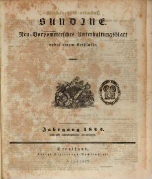 Sundine : Unterhaltungsblatt für Neu-Vorpommern und Rügen. 17. 1843