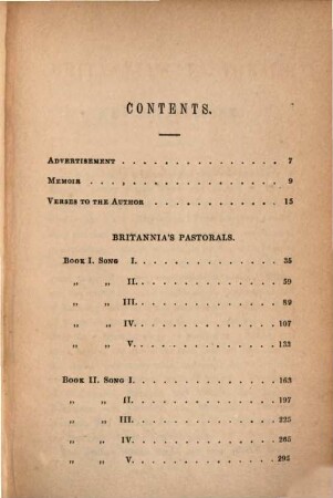 Britannia's Pastorals : By William Browne. With Notes and Observations by the Rev. W. Thompson