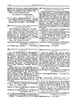 Ausbildung der technischen Lehrerinnen : [Amtlicher Teil]