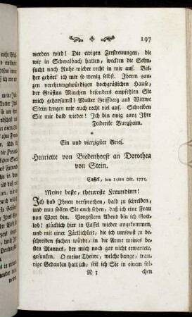Ein und vierzigster Brief. - Funfzigster Brief.