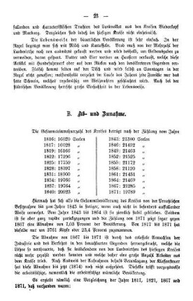 B. Ab- und Zunahme