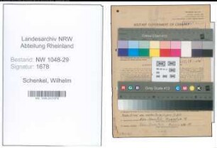 Entnazifizierung Wilhelm Schenkel , geb. 03.03.1891 (Beamter)