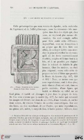 § 6: Les objets de toilette et les bijoux
