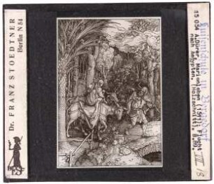 Albrecht Dürer: Marienleben, Flucht nach Ägypten (Stoedtner-Nr. 15054)