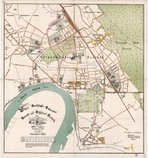 Villen, Landhäuser, Bauterrains Benrath und Düsseldorf - Reisholz; Carl Pritschau