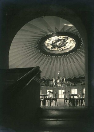 Ausstellungsgebäude, Tanzraum. Zerstört