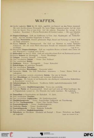 Waffen (Nr. 368-413)