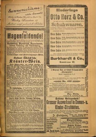 Würzburger General-Anzeiger : mit süddeutschem Holzverkaufs- und Submissionsanzeiger. 13. 1895, 4 - 6