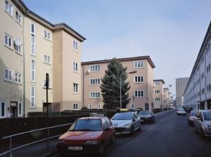 Straße in der Heimatsiedlung