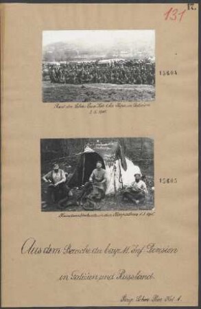 In Galizien und Rußland: Handwerkerbude in den Karpathen 01.05.1915
