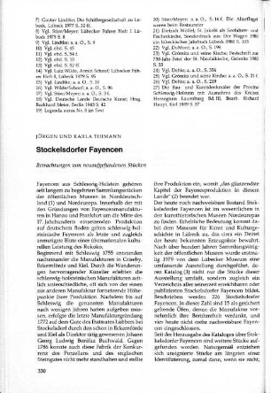 Stockelsdorfer Fayencen