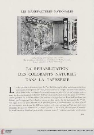 Les manufactures nationales