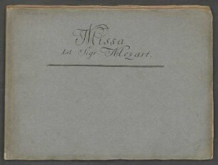 Messen; V (4), Coro, orch; C-Dur; KV 317