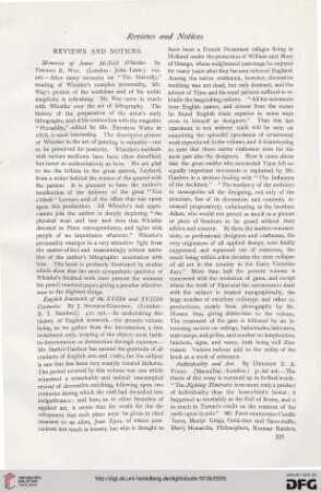 Reviews and notices