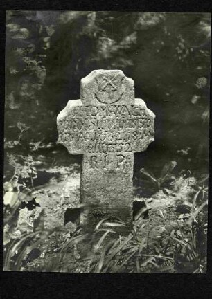 Grabkreuz des Schultheißen Thomas Walch, 1652