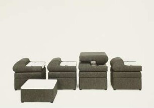 Sitzgruppe (Modell 5303) : Konstruktionsteile für Sitzgruppe (Modell 5303) (1975; Polstermöbelkombinat Oelsa-Rabenau (PMK))